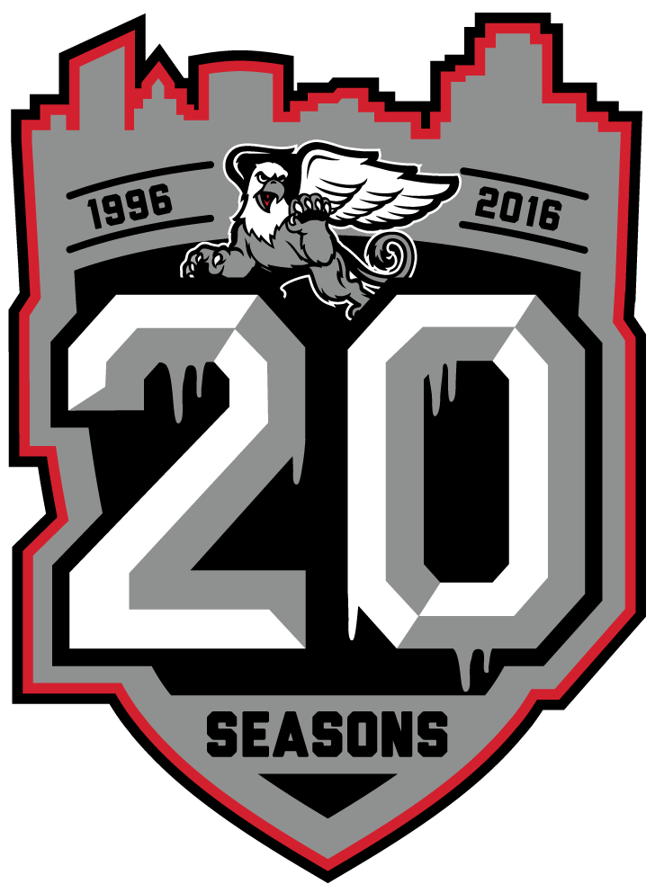 Grand Rapids Griffins 2016 Anniversary Logo iron on heat transfer